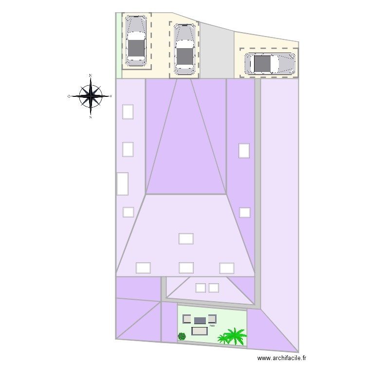 Pasteur Plan de masse. Plan de 0 pièce et 0 m2