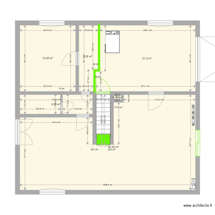 Plan Flo RDC Travaux 1. Plan de 0 pièce et 0 m2