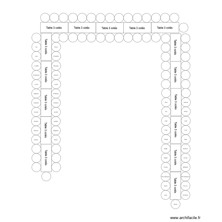 Anniversaire. Plan de 