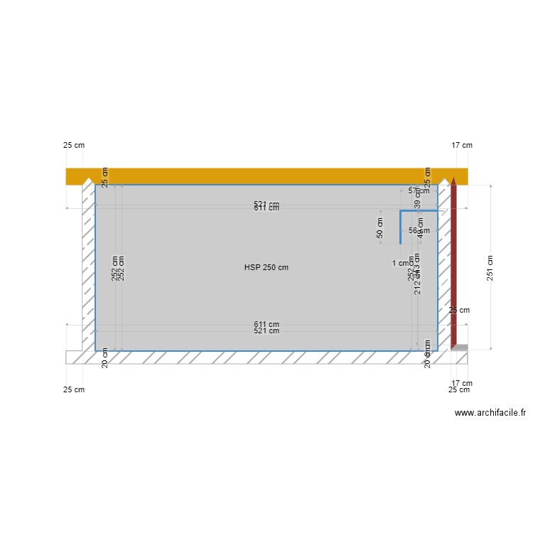 priolo garage façade doite. Plan de 0 pièce et 0 m2