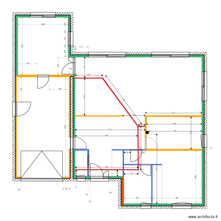 Aspiration centralisée. Plan de 0 pièce et 0 m2