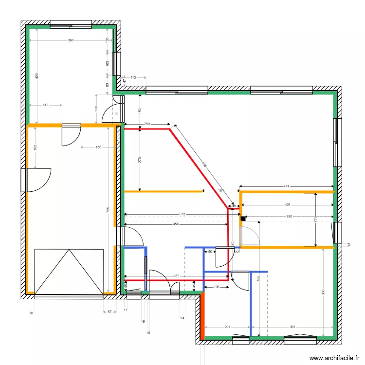 Aspiration centralis&eacute;e. Plan de 