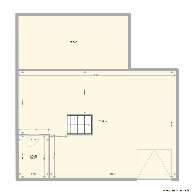 La Chapelle. Plan de 0 pièce et 0 m2