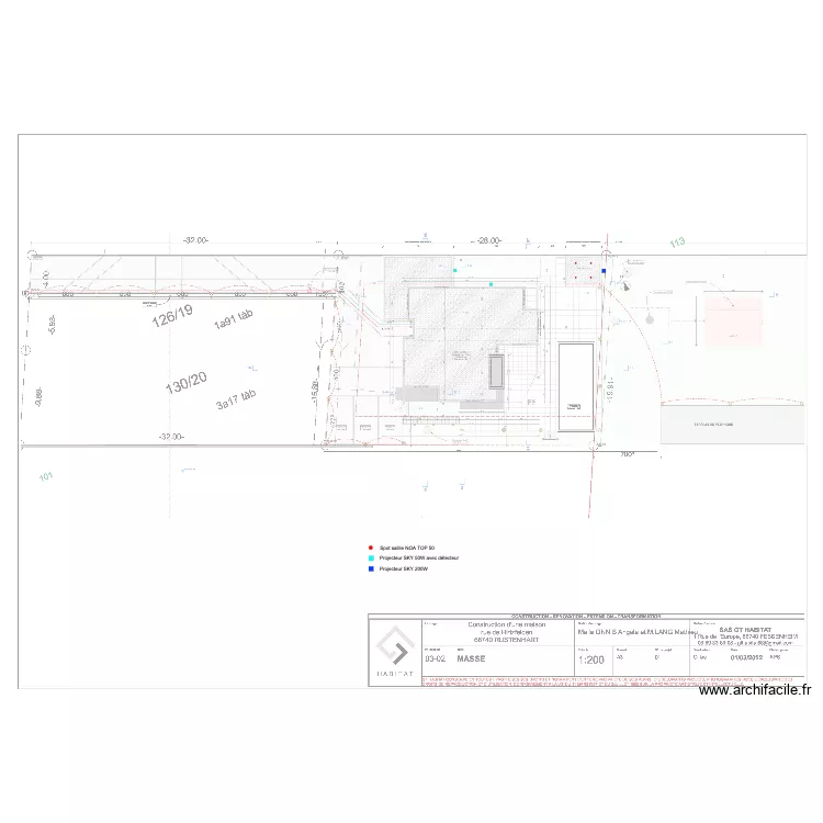 LANG Exterieur V6. Plan de 