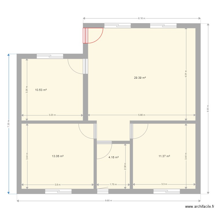 POG Rdz. Plan de 0 pièce et 0 m2