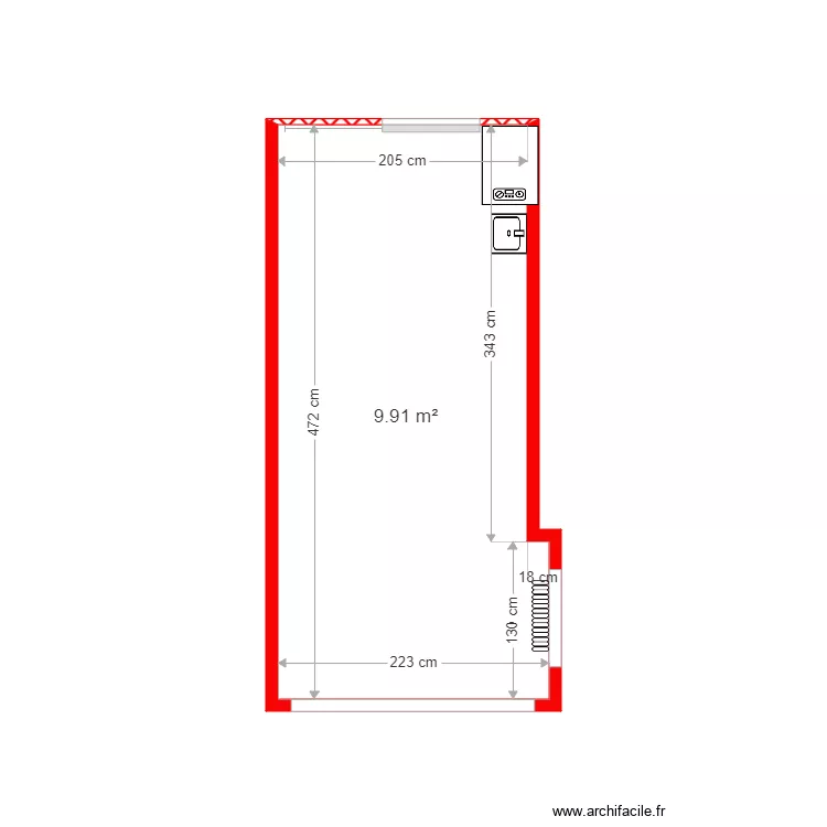 Chevaux Projet extension. Plan de 