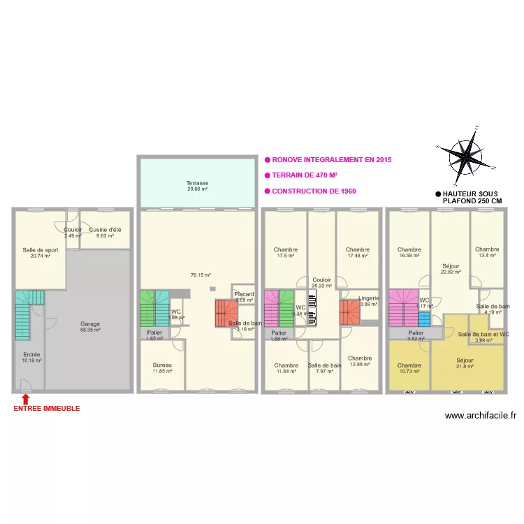 Savoye. Plan de 