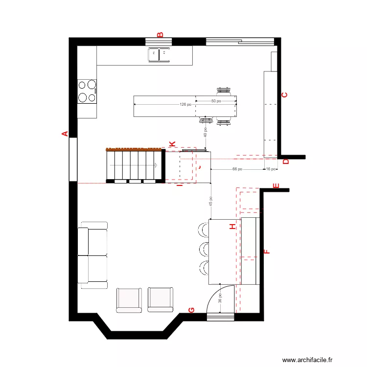 lefort rdch1. Plan de 