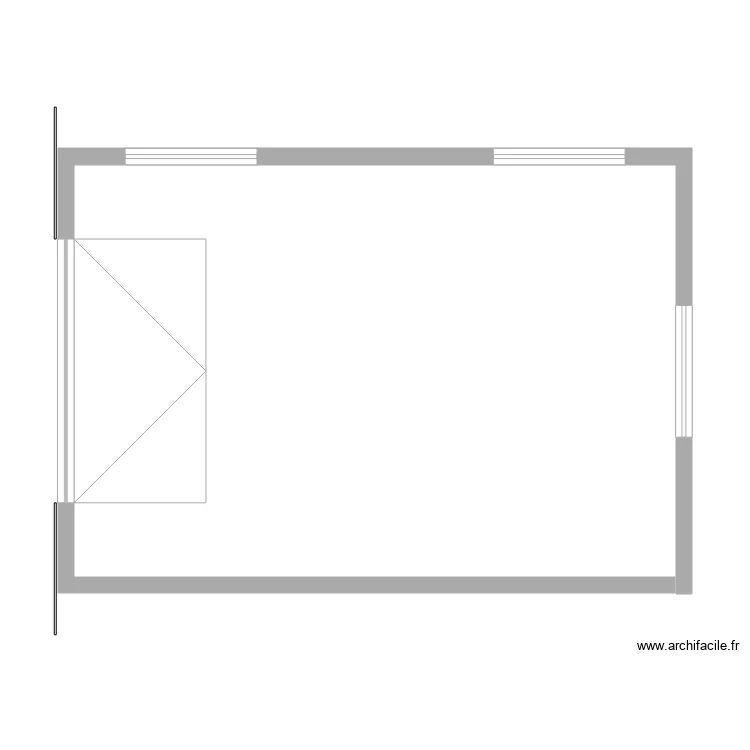 garage. Plan de garage. Plan de