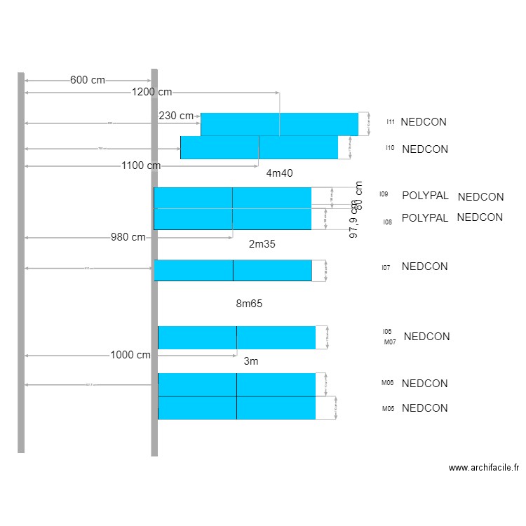 quai. Plan de 0 pièce et 0 m2