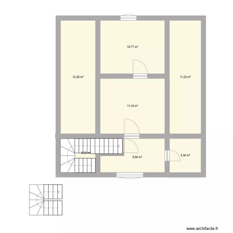 Rancho &eacute;tage. Plan de 