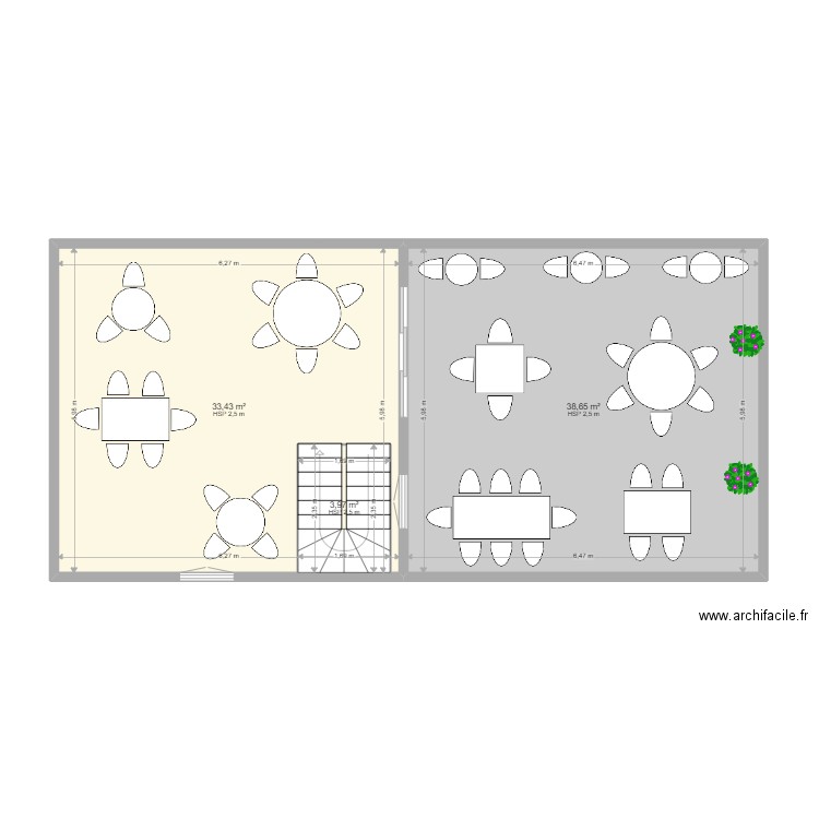 resto  sympa. Plan de 0 pièce et 0 m2