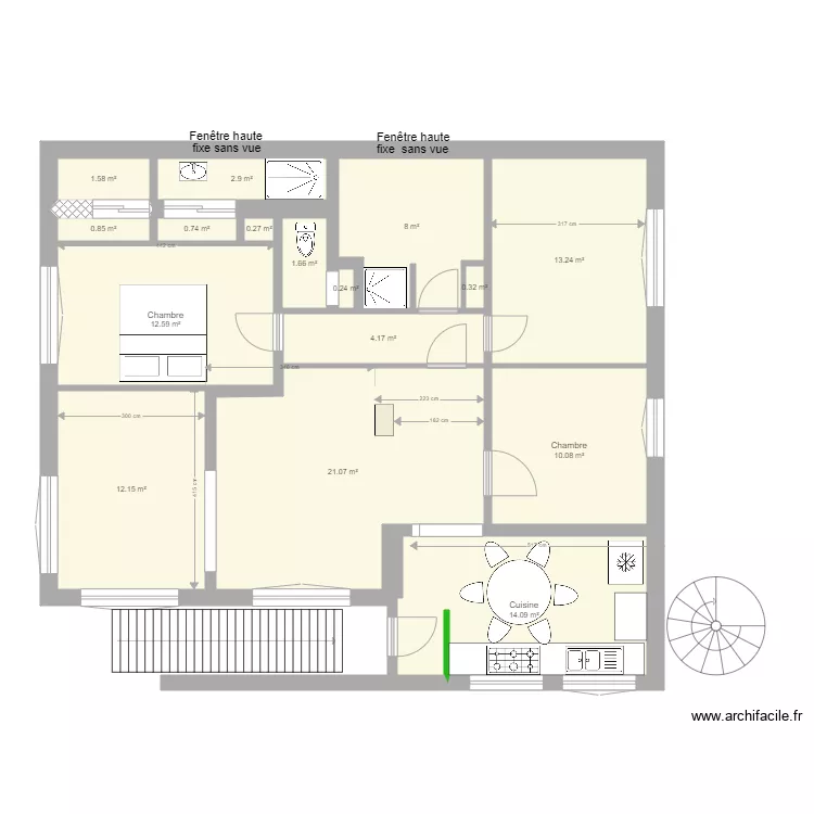 1er &eacute;tage v5. Plan de 