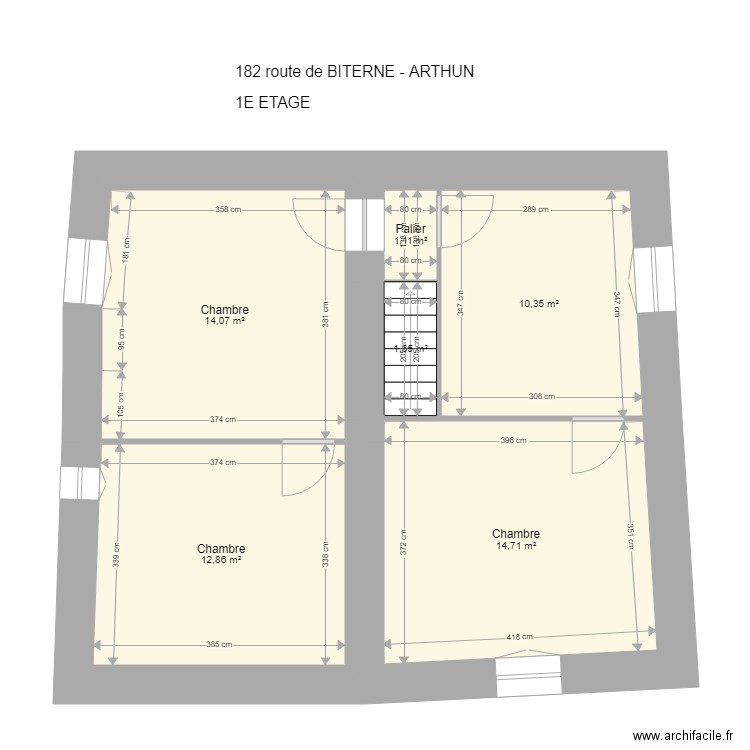 PINTARIC. Plan de 0 pièce et 0 m2