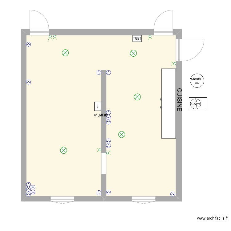 Hotel Ander n°5. Plan de 0 pièce et 0 m2