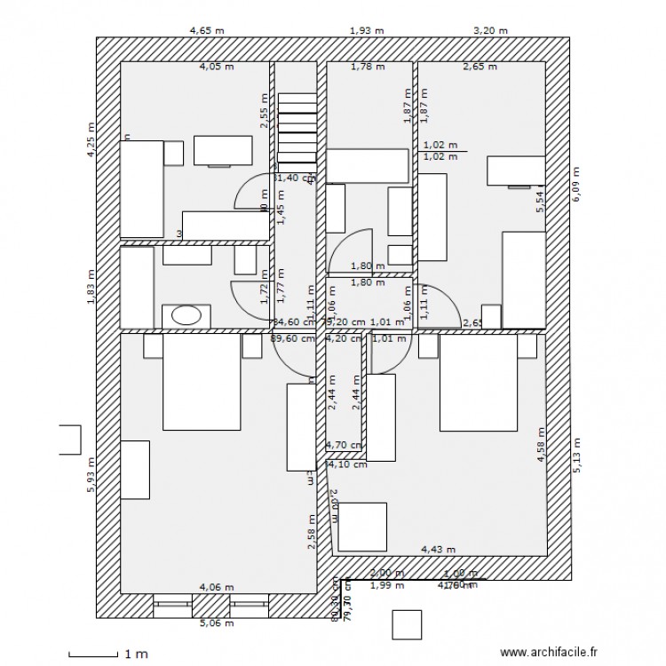chambre duplex  ok. Plan de 0 pièce et 0 m2