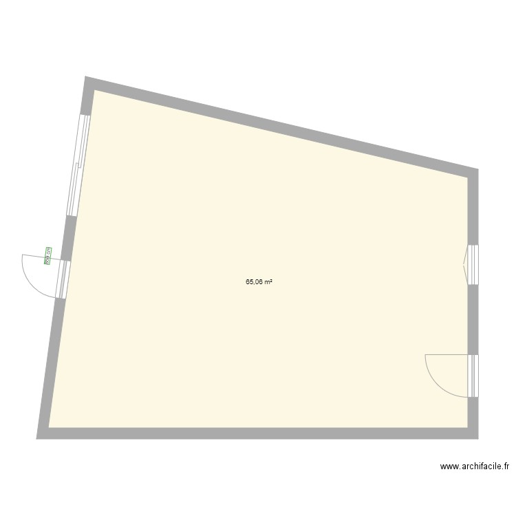 seb maison 4. Plan de 1 pièce et 65 m2