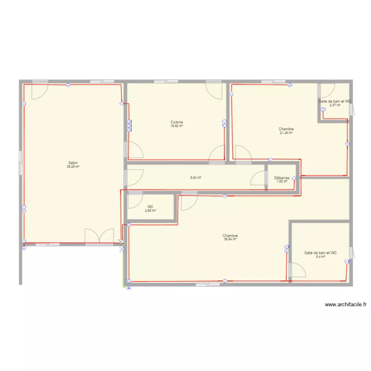 PETIT PARIS III PRISES. Plan de 