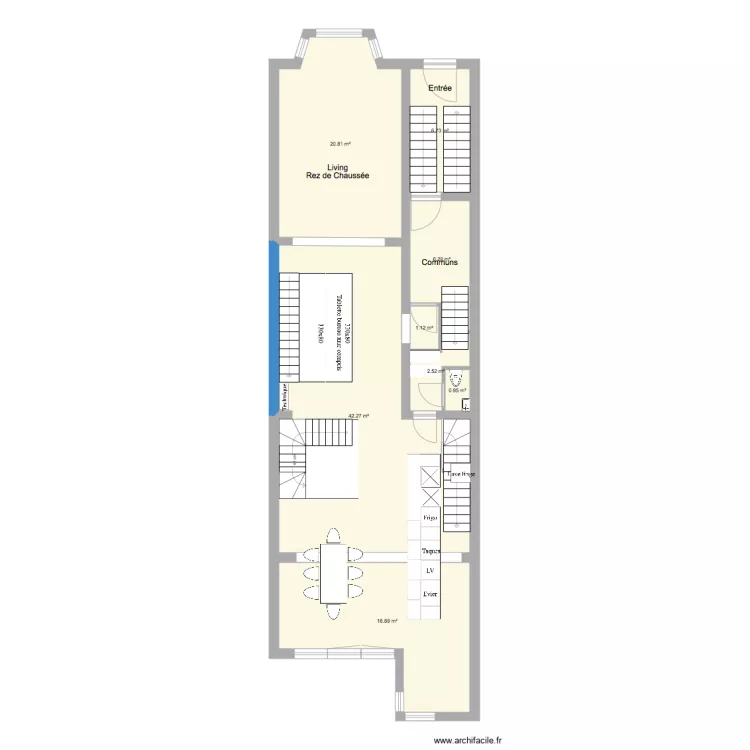 Marie Jos&eacute; Rez newAd&eacute;1Mesures ok. Plan de 0 pièce et 0 m2