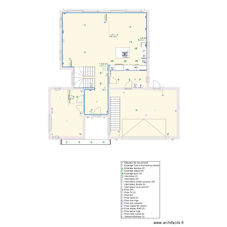 chantier Simon. Plan de 0 pièce et 0 m2