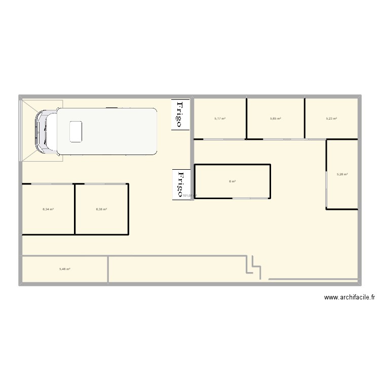 rennes. Plan de 9 pièces et 153 m2