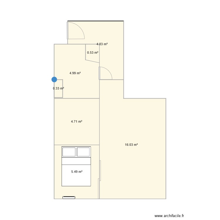 Aménagement Appartement. Plan de 0 pièce et 0 m2
