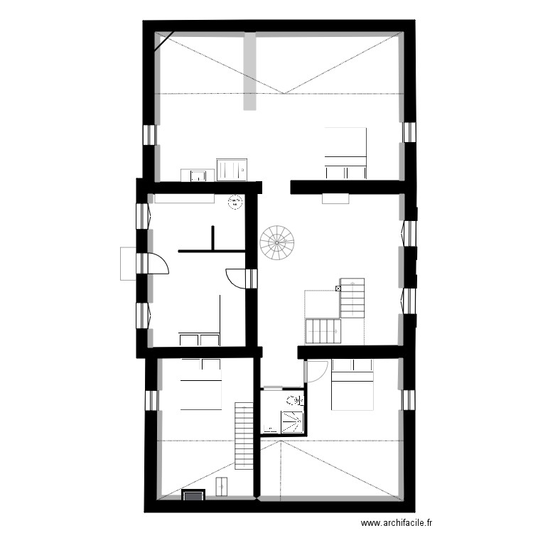 Casa del Parroco version 2 ETAGE. Plan de 0 pièce et 0 m2