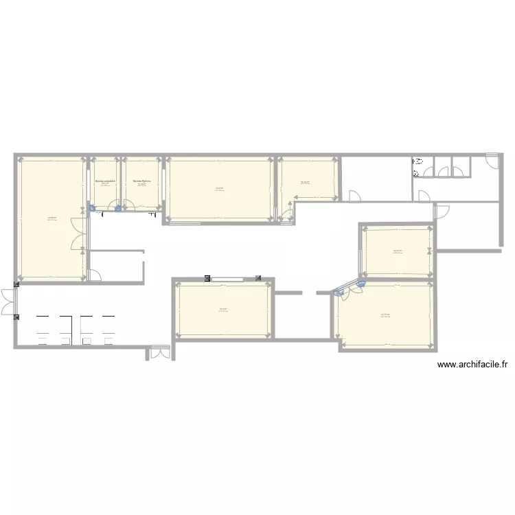 Nouveau service Interventionnel. Plan de 