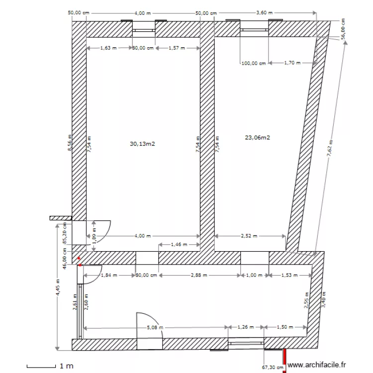 FRENCLENS brut 1er. Plan de 