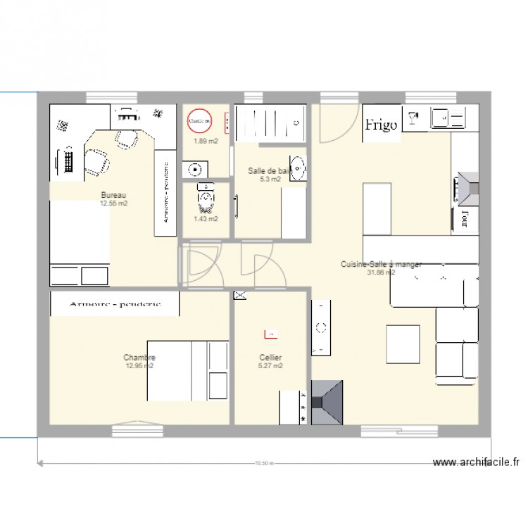 Plan de masse parpaing. Plan de 0 pièce et 0 m2