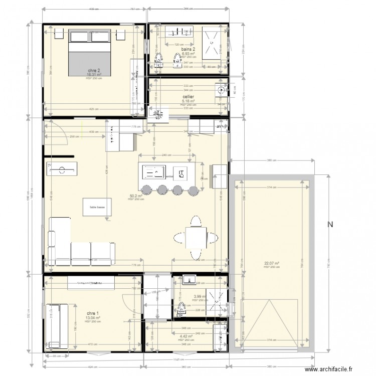 LOFT MOD. Plan de 0 pièce et 0 m2