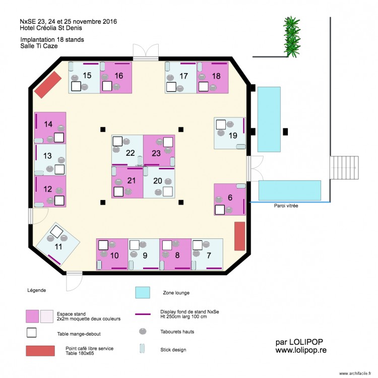 NxSE STANDS TICAZE. Plan de 0 pièce et 0 m2