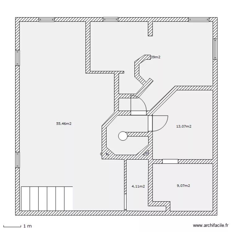 MAISON D ARARE. ETAGE 1. Plan de 