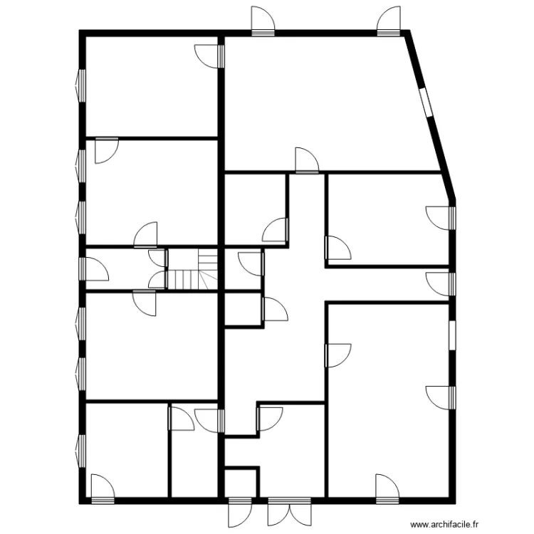 MAISON DE LA FRATERNITE RdC. Plan de MAISON DE LA FRATERNITE RdC. Plan de