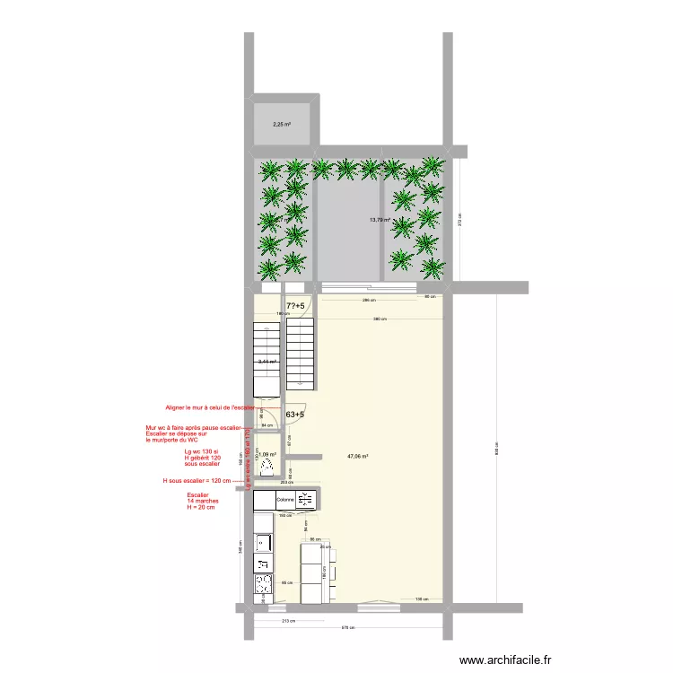 Construction Banning 83 2e &eacute;tage. Plan de 0 pièce et 0 m2