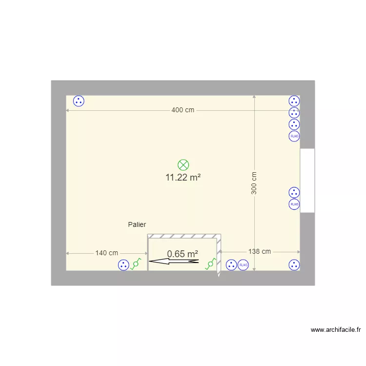 bureau et elec. Plan de 