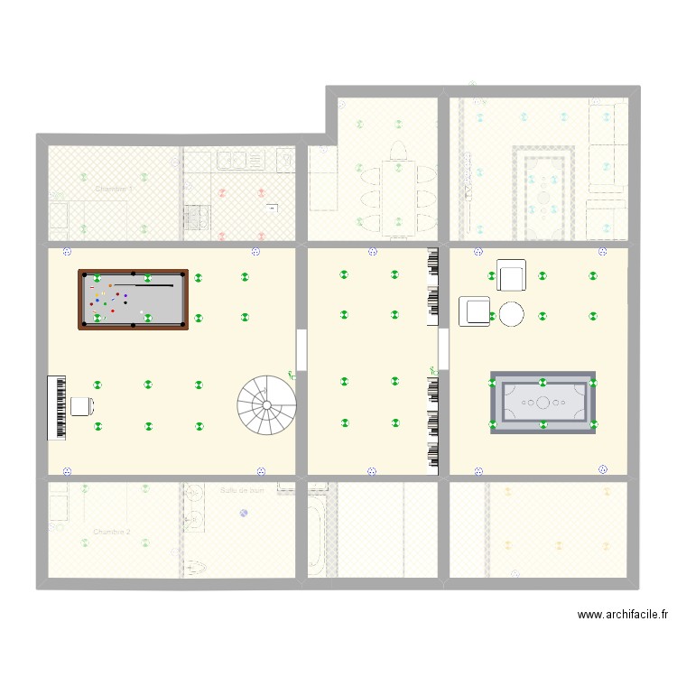 maison feytiat. Plan de 28 pièces et 416 m2