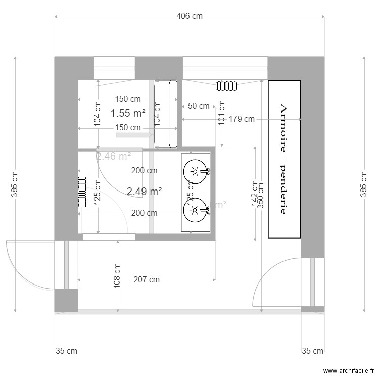 Salle de bain  EPH 1 120520. Plan de 0 pièce et 0 m2