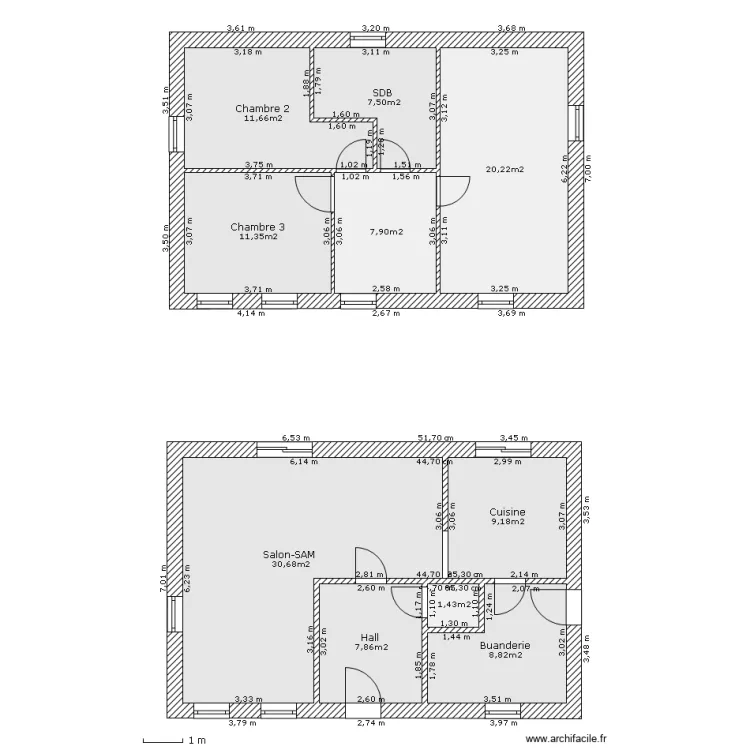maison. Plan de maison. Plan de