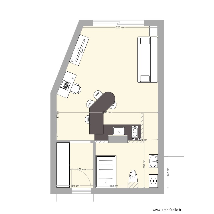 Plan STUDIO SUKSODI Pro 2. Plan de 0 pièce et 0 m2