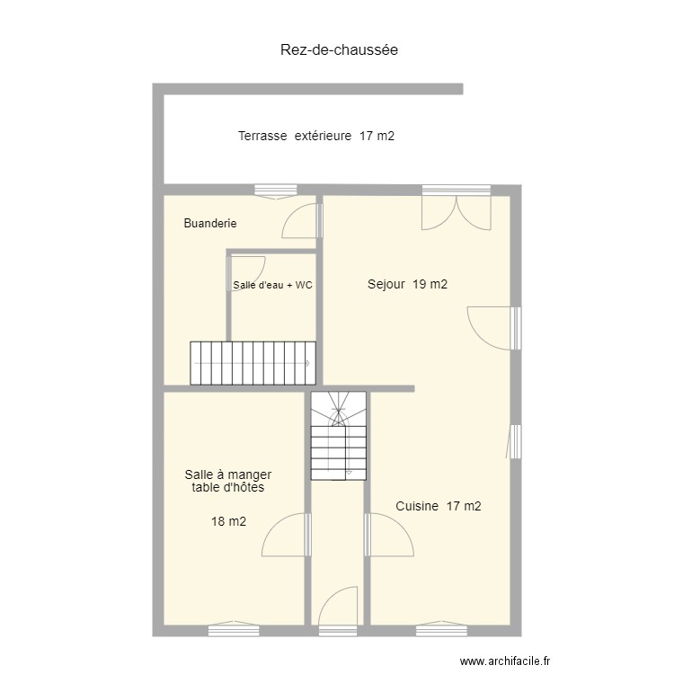 rdc fournier. Plan de 0 pièce et 0 m2