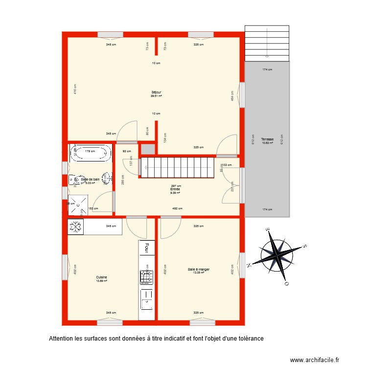 BI 4602 rdc côté. Plan de 0 pièce et 0 m2