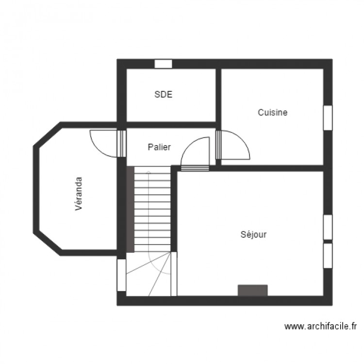 AUBAYLE 1ETG. Plan de 0 pièce et 0 m2