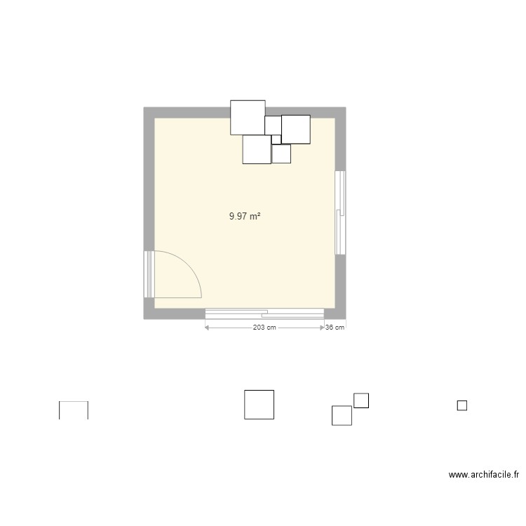 calepinage carrelage. Plan de 0 pièce et 0 m2