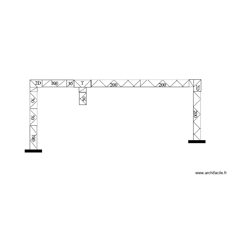 Truss Manor. Plan de 