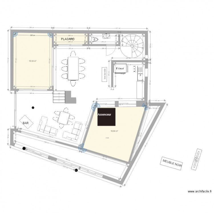 Pointe rouge 2ème étage. Plan de 0 pièce et 0 m2