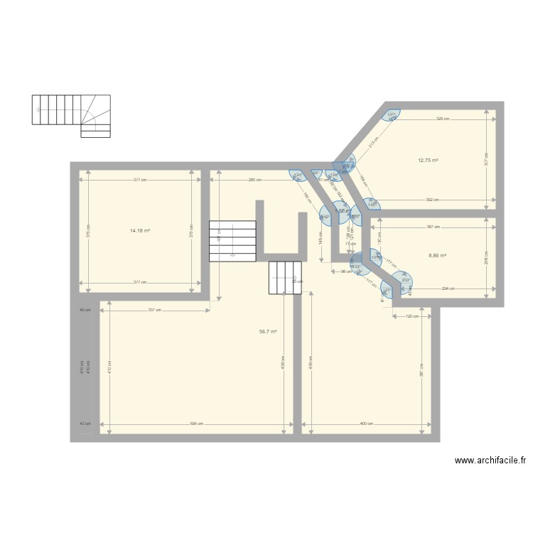 corba2. Plan de 0 pièce et 0 m2