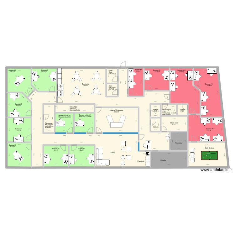 Sherbrooke Modifications 2.0. Plan de 0 pièce et 0 m2