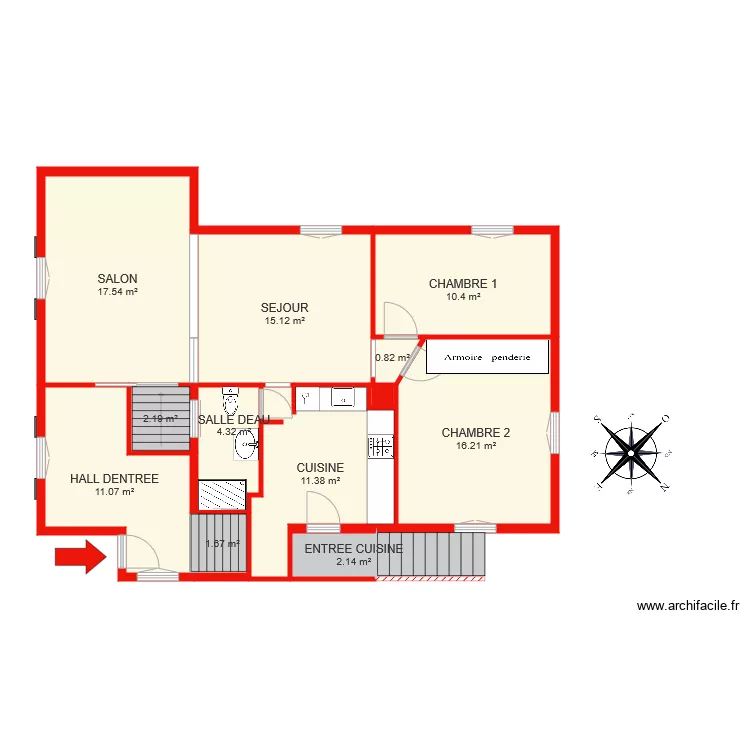 BI 6139 Ouafae formation. Plan de 