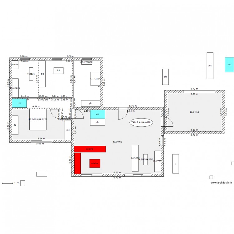 nico. Plan de 0 pièce et 0 m2